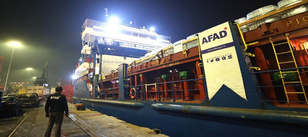 Türkiye'den Filistin'e 102 ton yardım malzemesi gönderildi