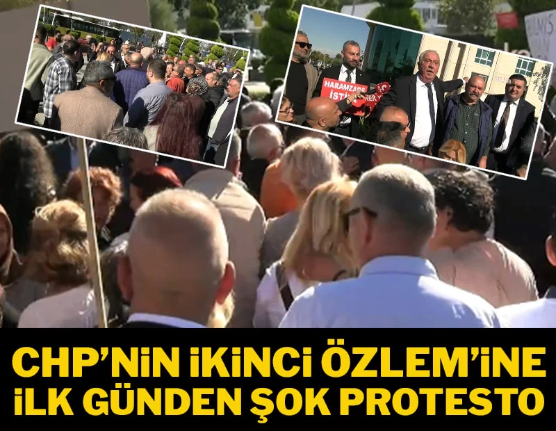 CHP'nin ikinci Özlem'ine ilk günden şok protesto!
