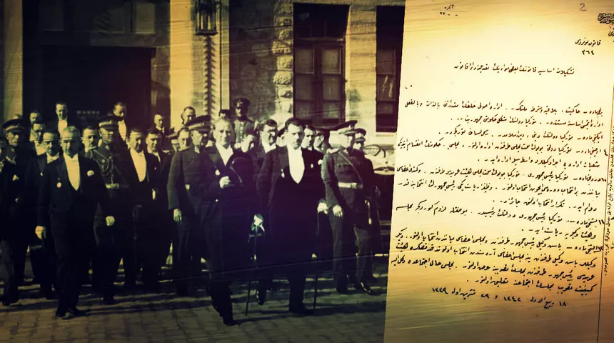 Cumhuriyet'in ilan edildiği orijinal belge! İlber Ortaylı paylaştı