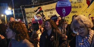 İsrail'in Eurovision Şarkı Yarışması'na katılımı Atina'da protesto edildi