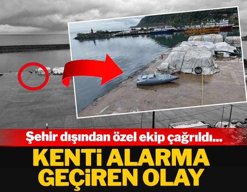 Kenti alarma geçiren olay! Şehir dışından özel ekip çağrıldı