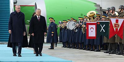 Özbekistan Cumhurbaşkanı Mirziyoyev Ankara'da