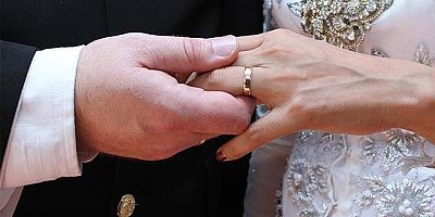 Türkiye'de geçen yıl yarım milyondan fazla çift evlendi