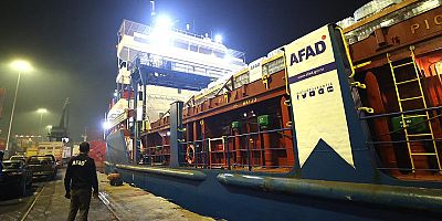 Türkiye'den Filistin'e 102 ton yardım malzemesi gönderildi